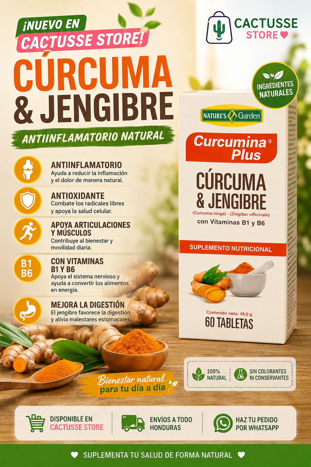 CÚRCUMA Y GENGIBRE