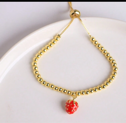 PULSERA DE FRESA